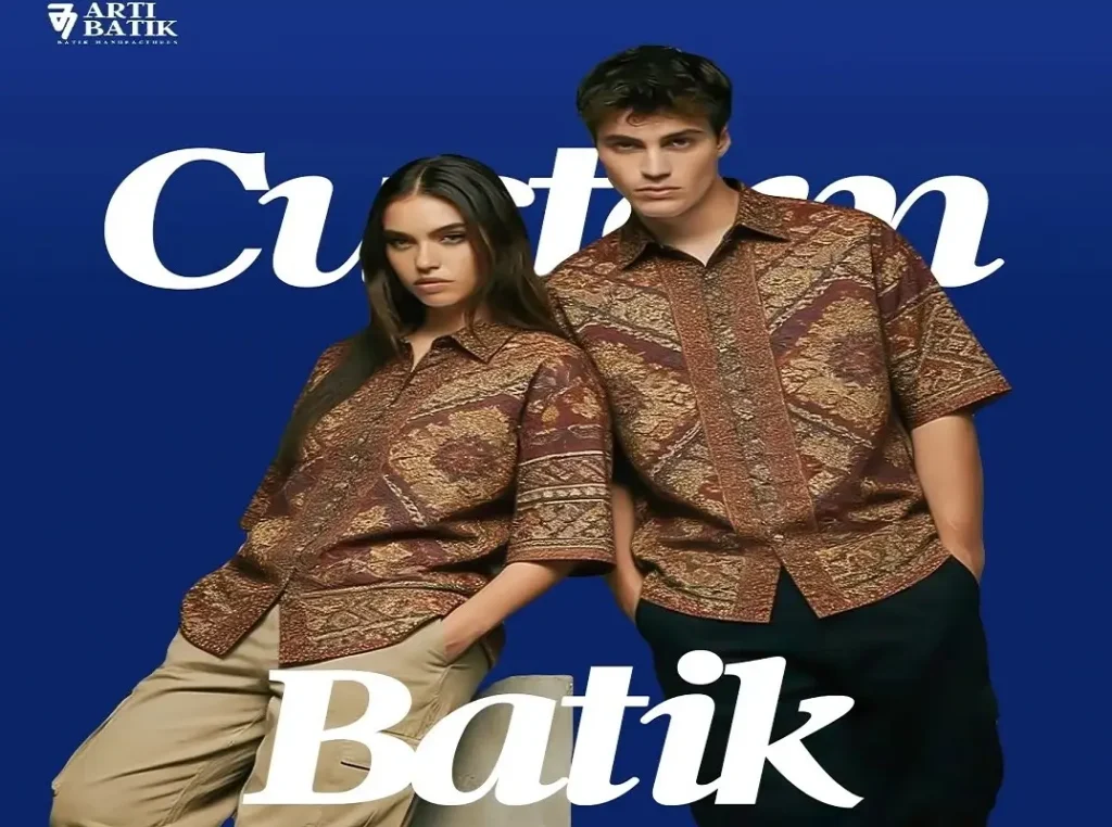 proses pembuatan batik custom