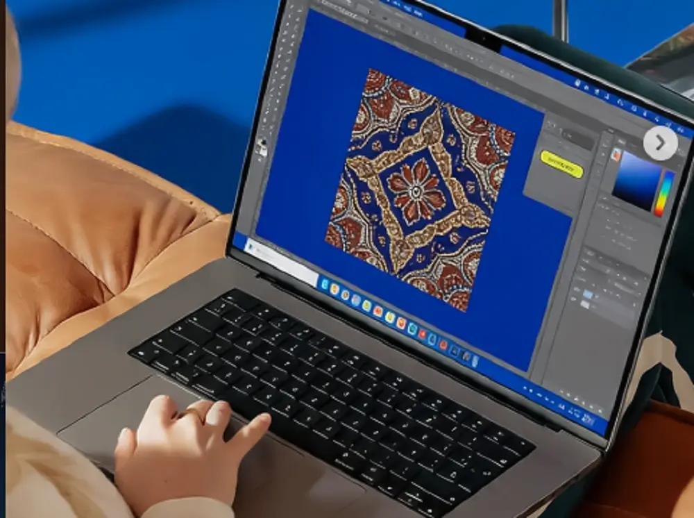 cara membuat desain batik sendiri